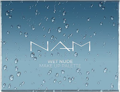 Wet Nude Eyeshadow Palette with Blush and Highlighter