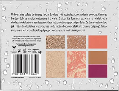 Dazzling Dessert Eyeshadow Palette with Blush and Highlighter