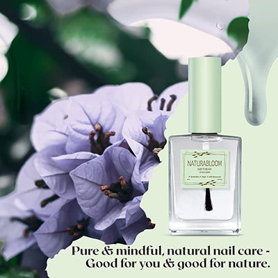 NATURABLOOM Hard to Believe 3 In 1 Nail Strengthener and Growth Polish