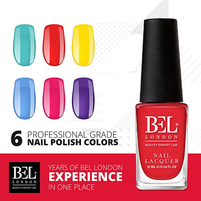 BEL London Candy Crash Nail Set - 6 Pack NaIL Lacquers Set