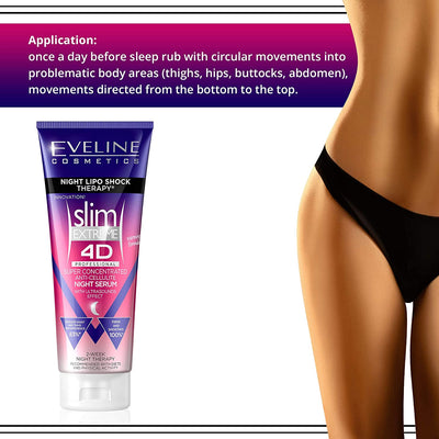 Slim Extreme 4D Super Concentrated Cellulite Cream with Night Lipo Shock Therapy
