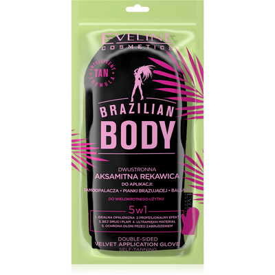 Brazilian Body Self Tanning Double-sided Velvet Glove