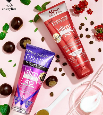 Slim Extreme 4D Super Concentrated Cellulite Cream with Night Lipo Shock Therapy