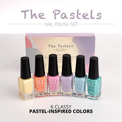 BEL London ThePastels Nail Set - 6 Pack Nail Polish Set