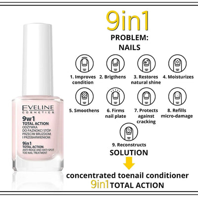 Nail Therapy Total Action 9 in 1 Toe Nail Treatment