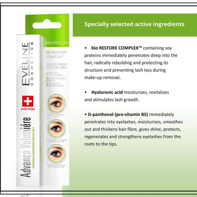 Advance Volumiere Eyelash Growth Activator 3 in 1