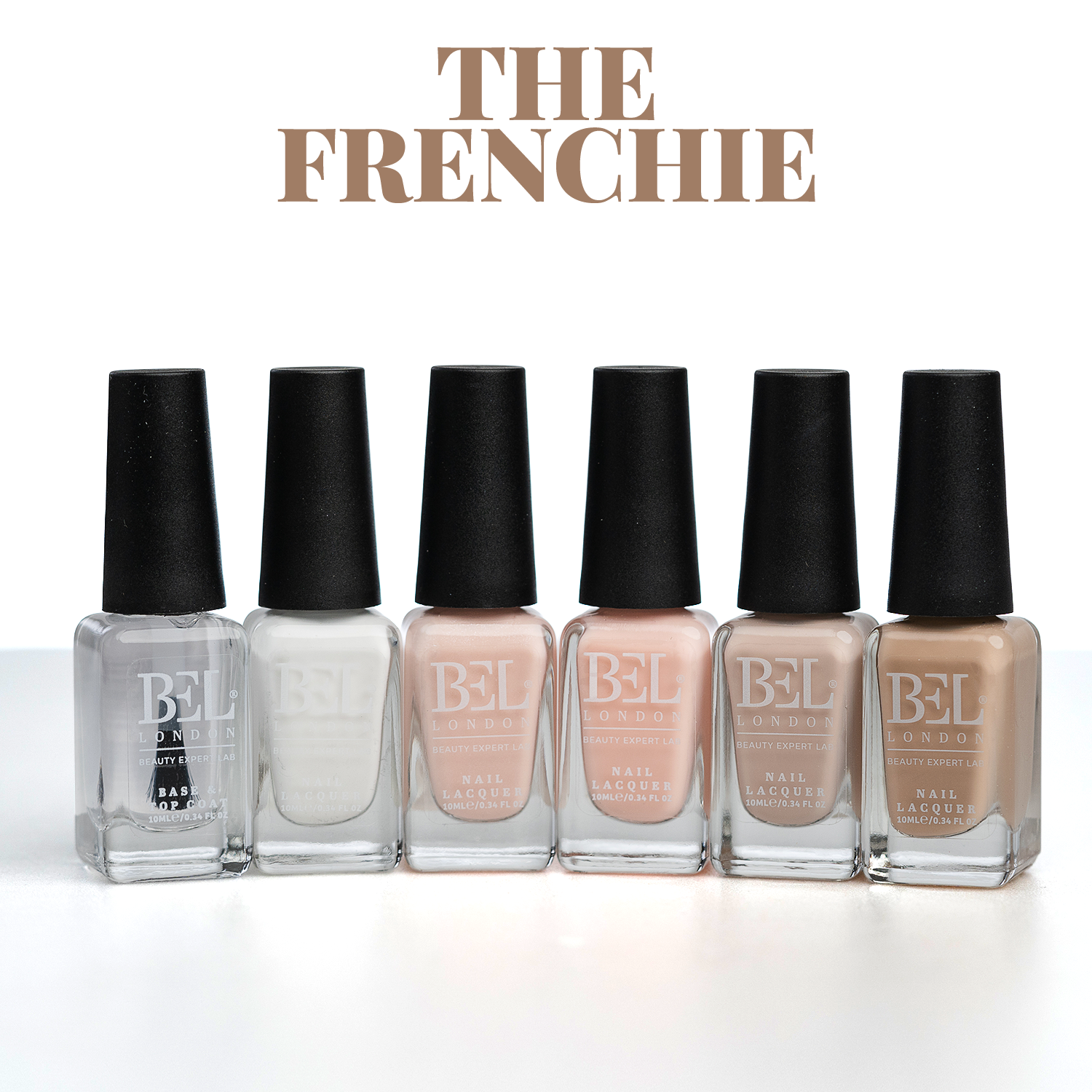 BEL London The Frenchie  Nail Set - 6 Pack Nail Lacquers Gift Set
