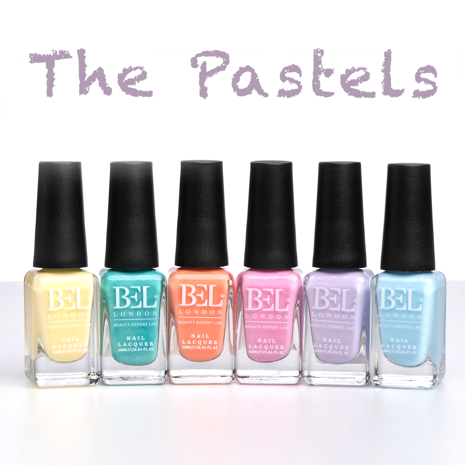 BEL London ThePastels Nail Set - 6 Pack Nail Polish Set
