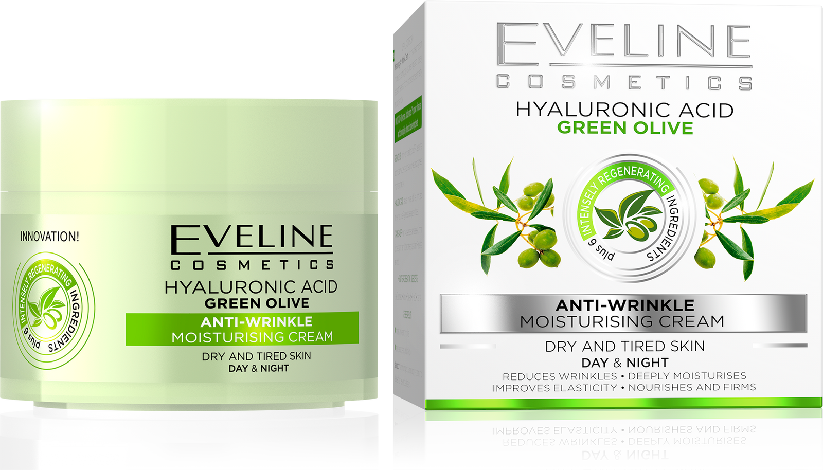 Nature Line Green Olive Anti-Wrinkle Moisturizing Day and Night Cream