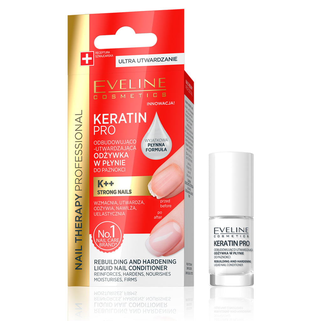 Nail Therapy Keratin Pro Rebuilding and Hardening Liquid Nail Conditioner