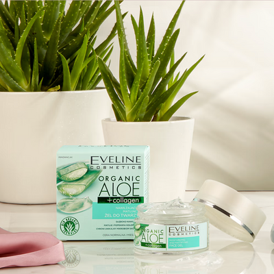 Organic Aloe+Collagen Moisturizing and Matting Face Gel