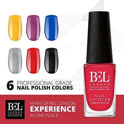 BEL London Urban Legend  Nail Set - 6 Pack Nail Lacquers Set